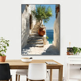 Toile - Mediterranean View