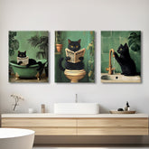 Toile - Bathroom Cat