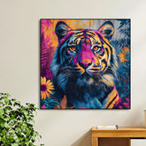 Toile - Flower Tiger