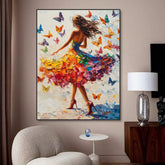 Toile - Butterfly Girl