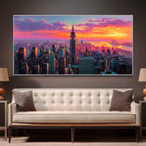 Toile - New York Sunset