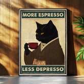 Toile - Espresso Cat