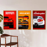 Toile - Supercar Trio