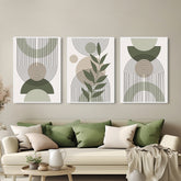 Toile - Pastel Greens