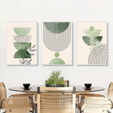 Toile - Green Geometry