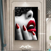 Toile - Red Lips