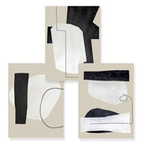 Canvas - Abstract Beige Design