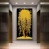 Toile - Golden Tree Leaves