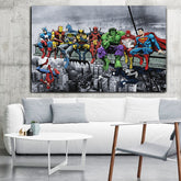 Toile - Super Heroes
