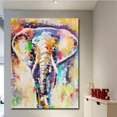 Toile - Elephant Pride