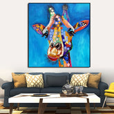 Toile - Selfie Giraffe