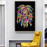 Canvas - Rasta Lion