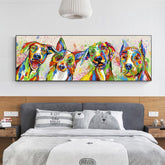 Toile - Let the dogs out