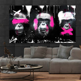Canvas - 3 Wise Monkeys
