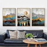 Toile - 3 Panel Views