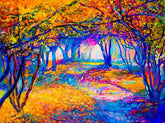 Canvas - Colorful Forest