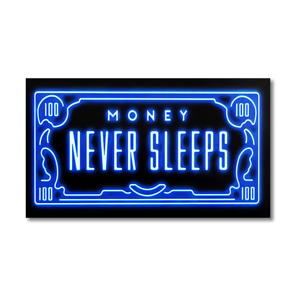 Toile - Money never Sleeps