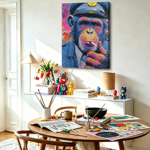 Toile - Monkey Police
