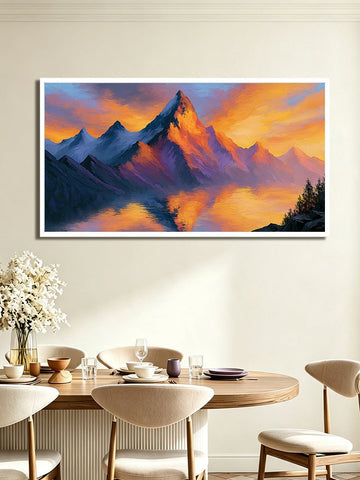 Toile - Golden Peaks