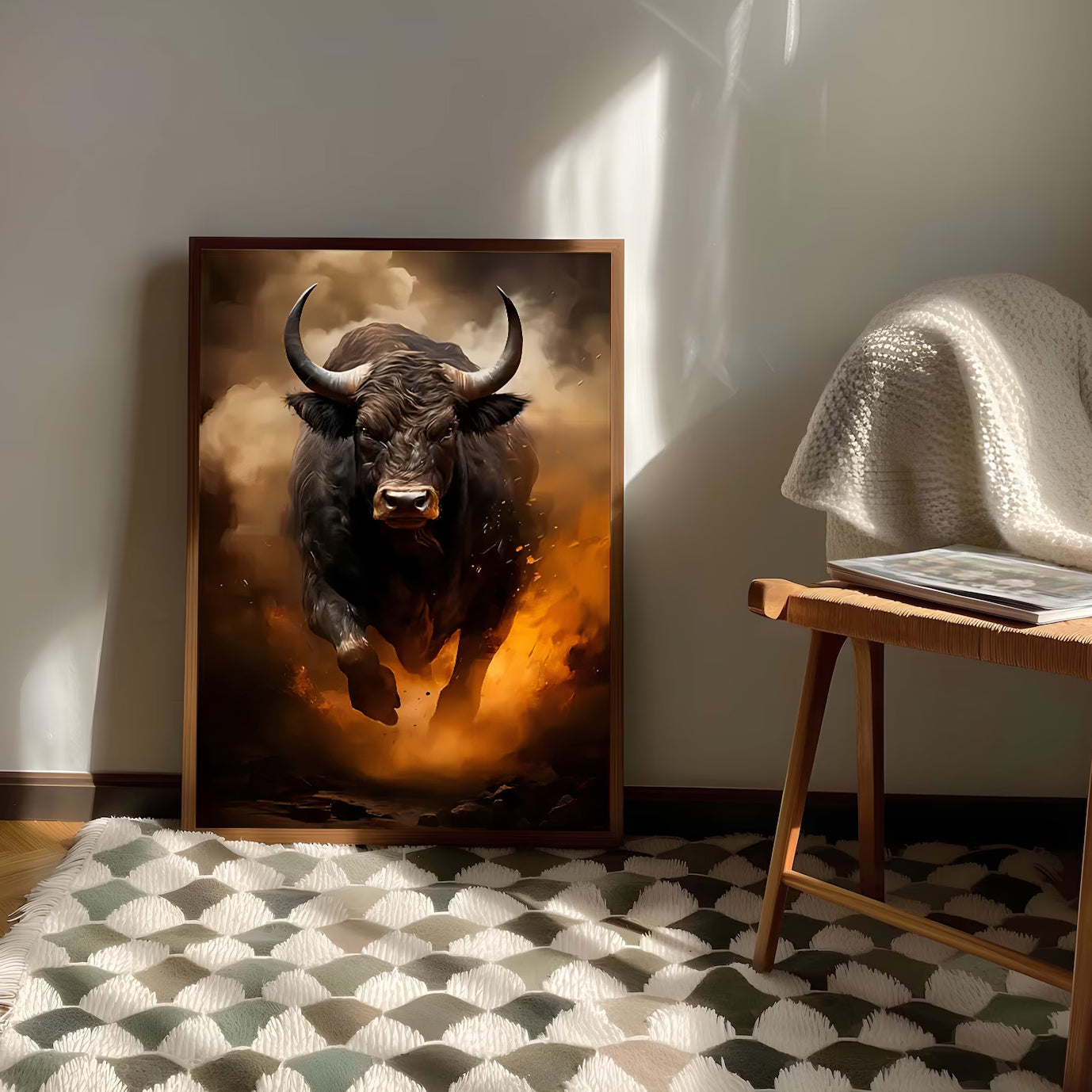 Canvas - Bull Fury