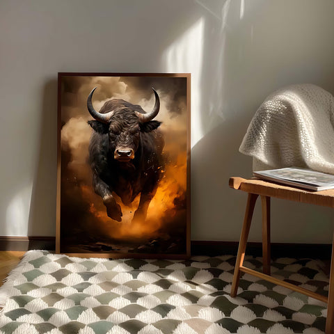 Canvas - Bull Fury