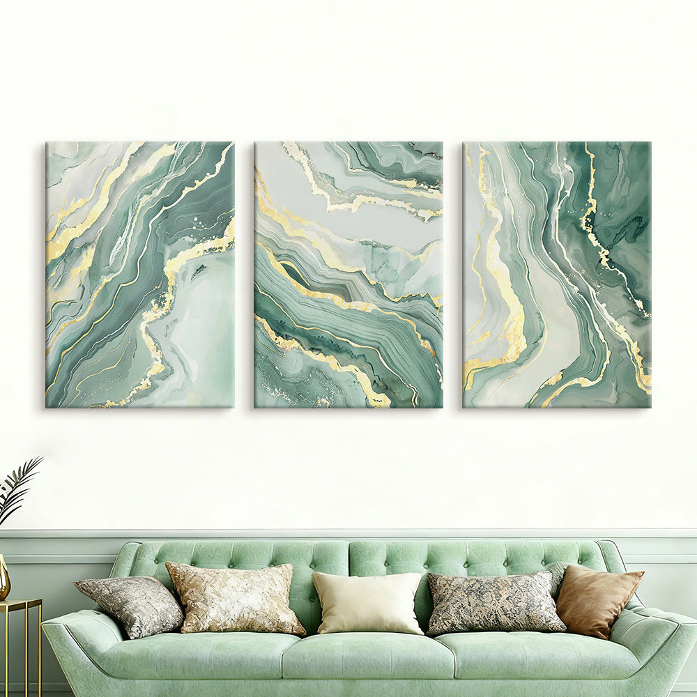 Toile - Green Marble