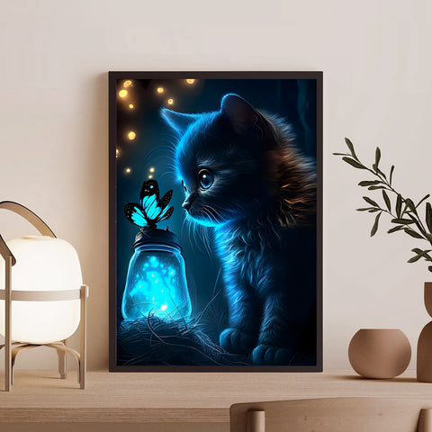 Toile - Glow Cat