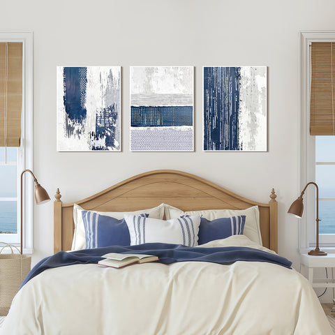Toile - Brush Navy