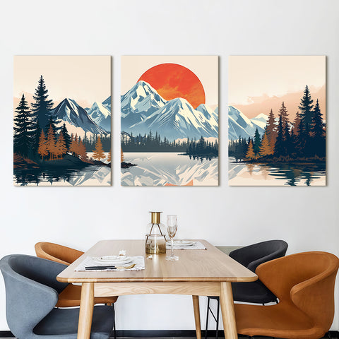 Canvas - Sunset Waves