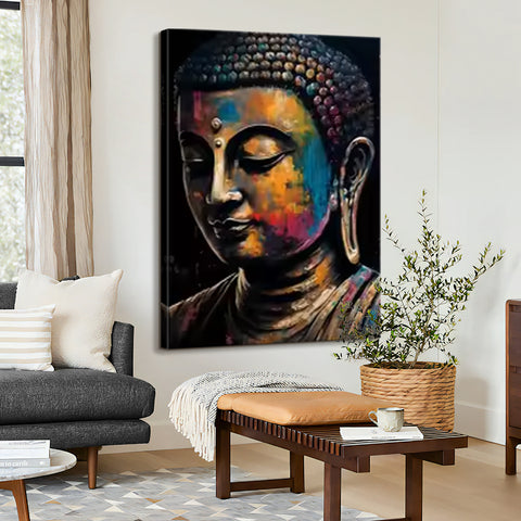 Toile - Painted Buddha