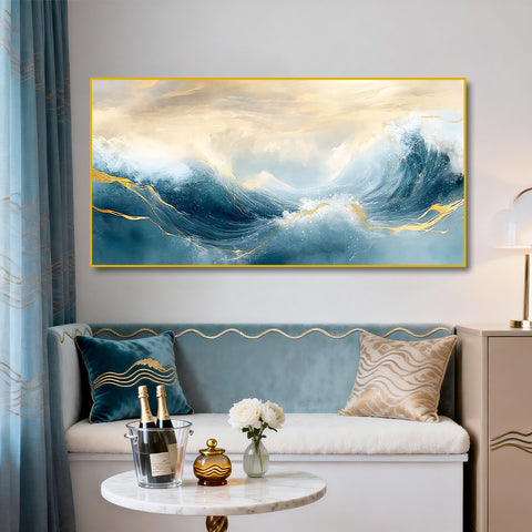 Toile - Gold Wave