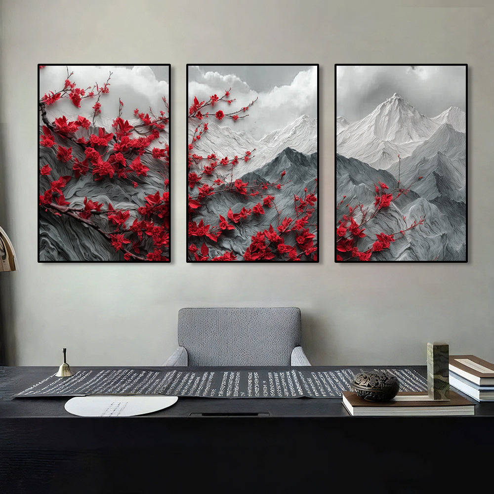 Toile - Stone Leaves