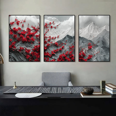 Toile - Stone Leaves