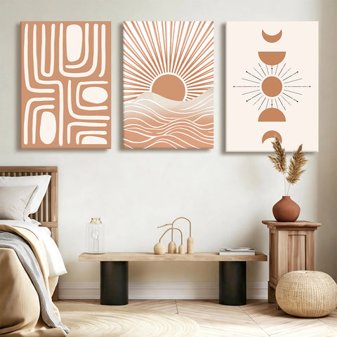 Toile - Terracotta Geometry