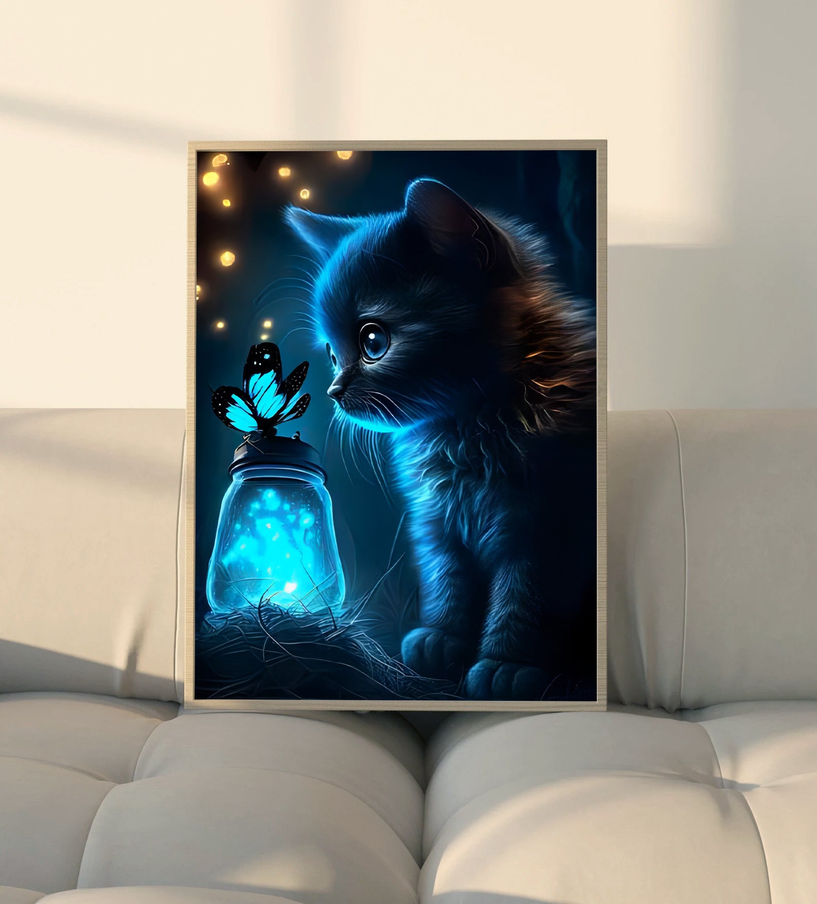 Toile - Glow Cat