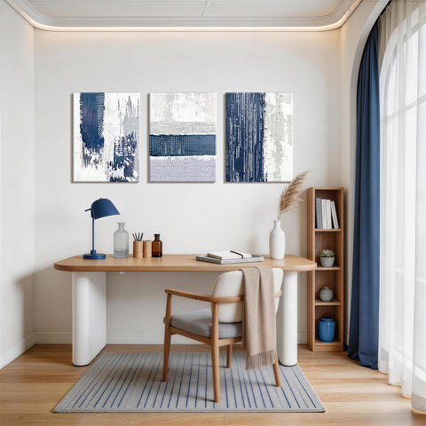 Toile - Brush Navy