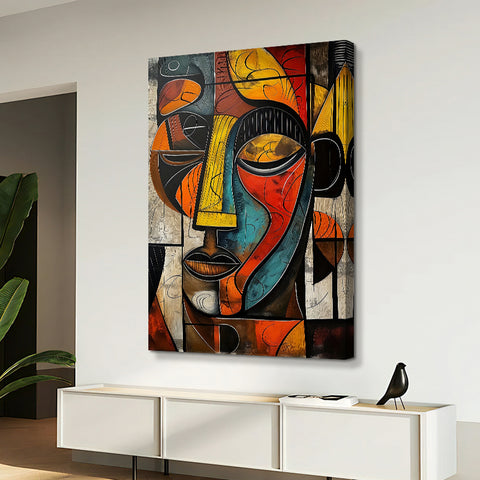 Toile - Cubist Face