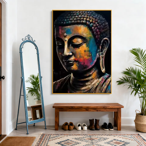 Toile - Painted Buddha