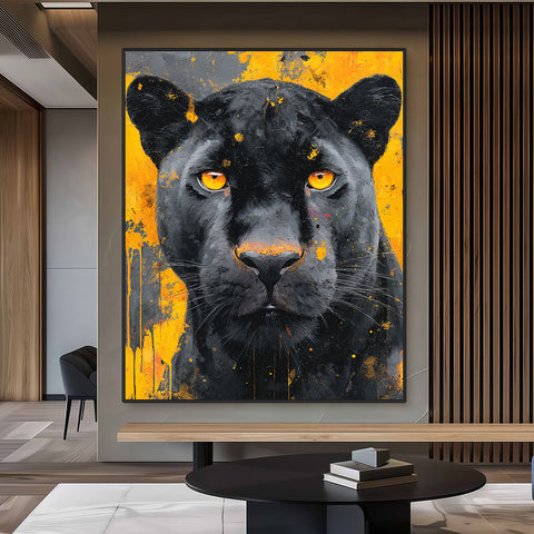 Toile - Golden Panther