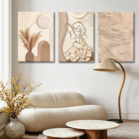 Toile - Beige Relief