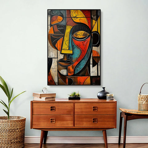 Toile - Cubist Face