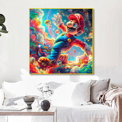 Toile - Cosmic Mario