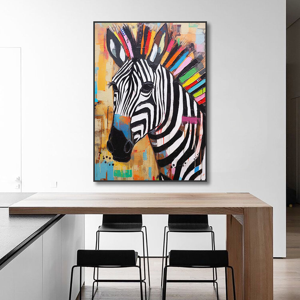 Canvas - Magic Zebra