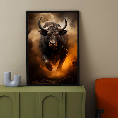 Canvas - Bull Fury