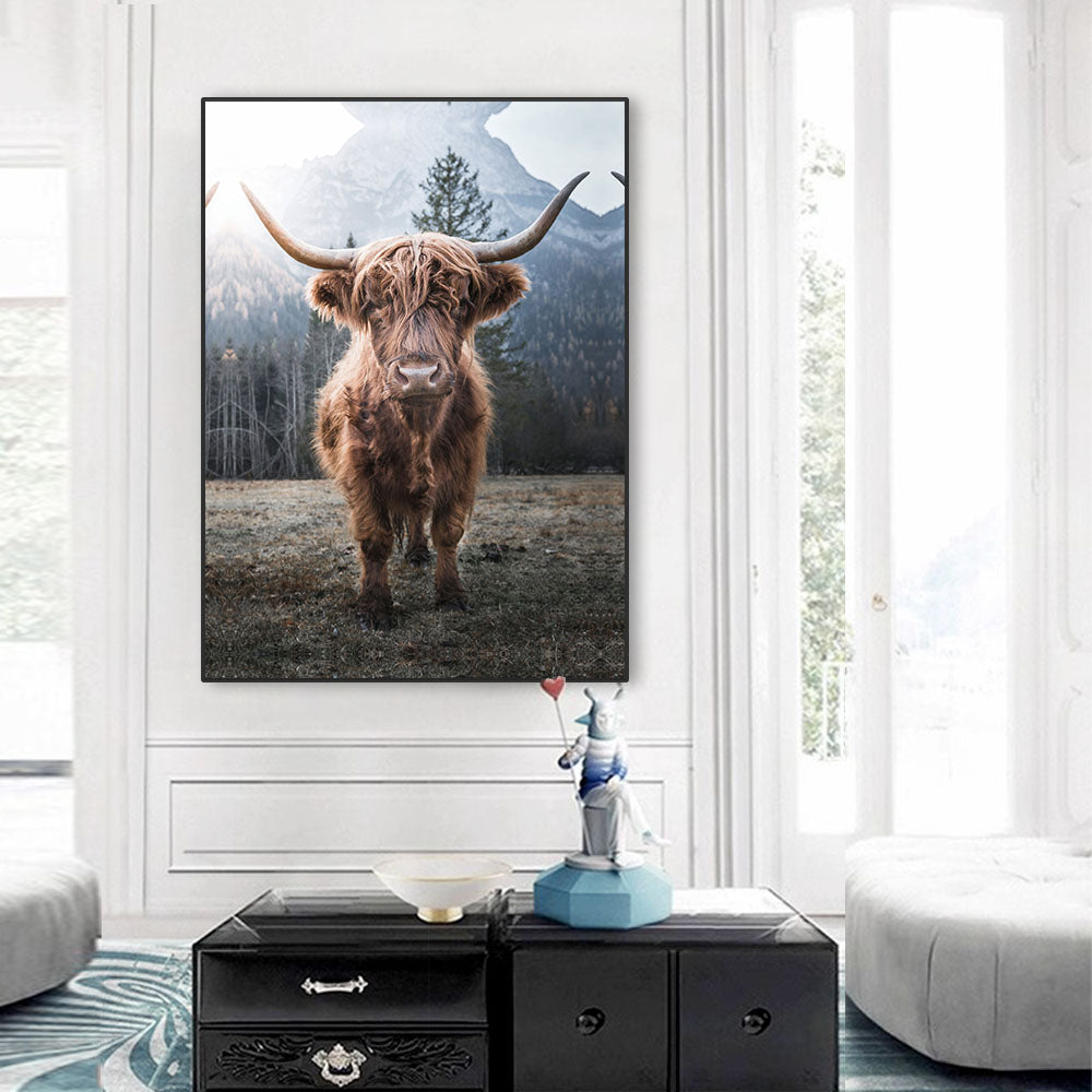 Toile - Highland cattle
