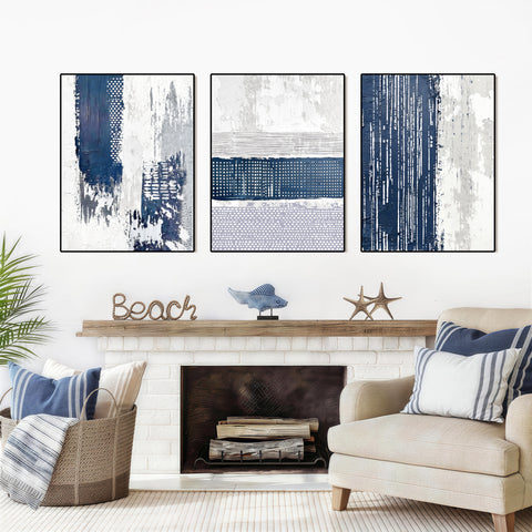 Toile - Brush Navy