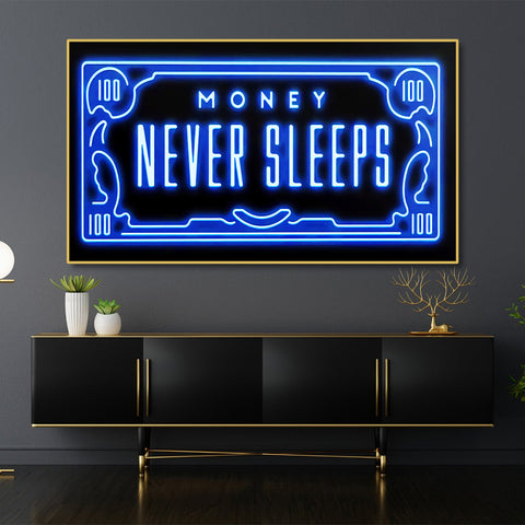 Toile - Money never Sleeps