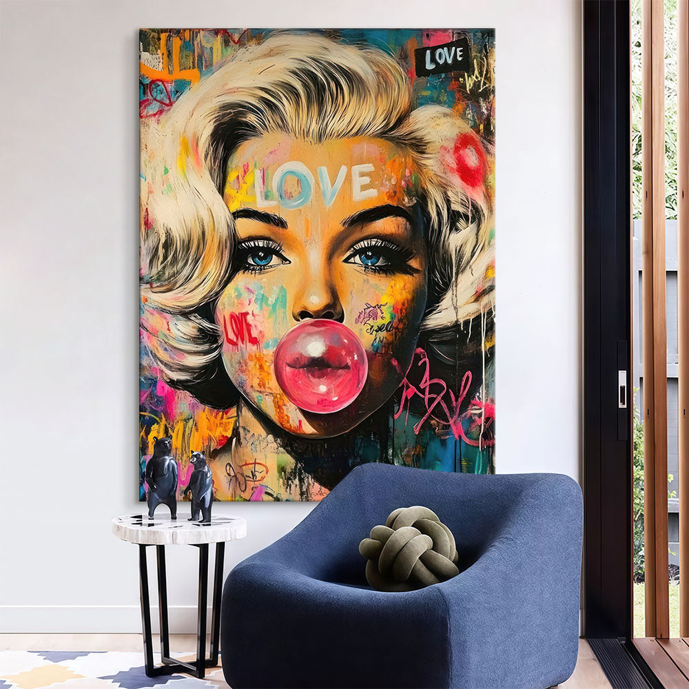 Toile - Marilyn Pop