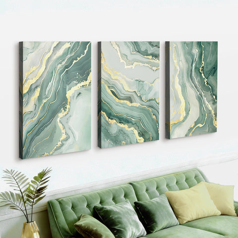 Toile - Green Marble
