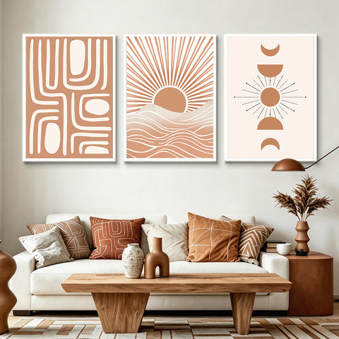 Toile - Terracotta Geometry